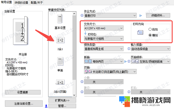 使用打印驱动的专业功能
